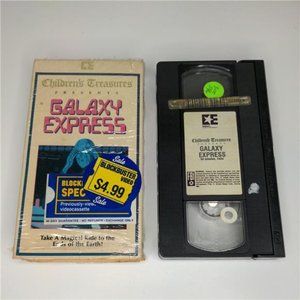 GALAXY EXPRESS VHS - American Release 1984 - Original Box Blockbuster VTG Anime